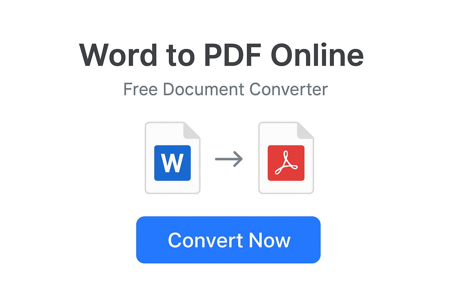 Word to PDF online converter – convert Word documents to PDF instantly