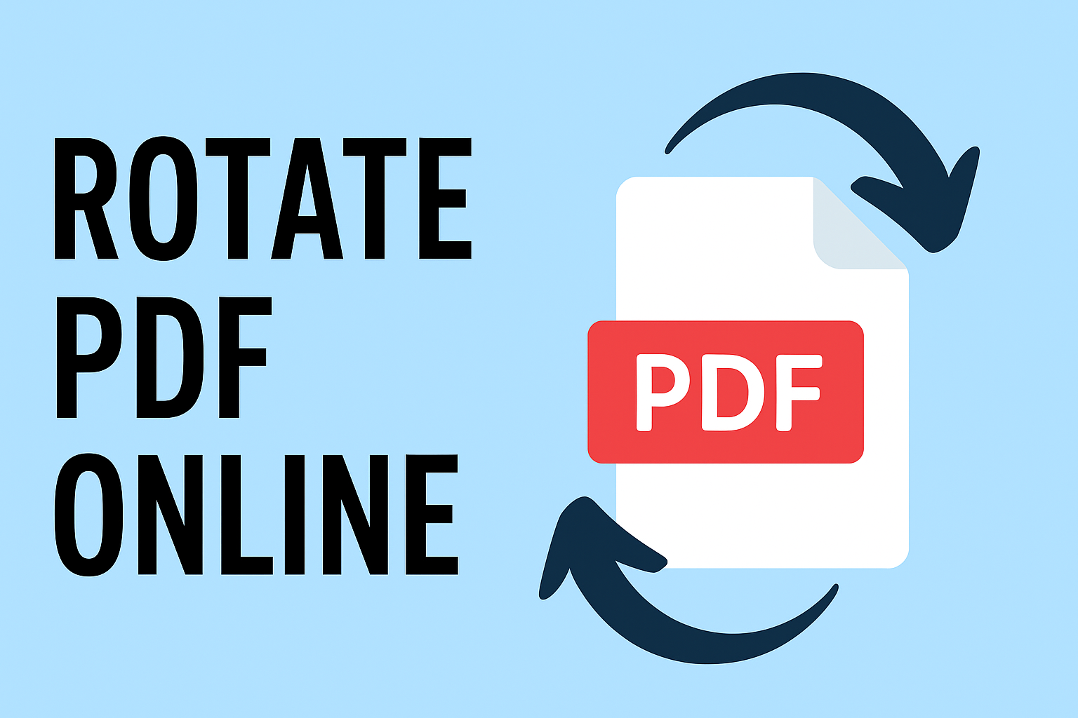 PDF Online – Free Tool to Fix PDF Orientation

